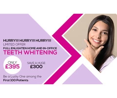 Grab the Golden Opportunity to Save £300 on Enlighten Teeth Whitening