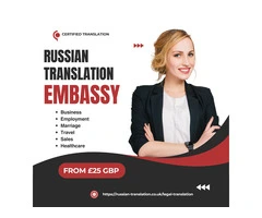 Russian Certified Translation for Russian Embassy in the UK