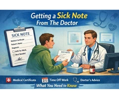 Getting a Sick Note From The Doctor, Without Seeing Them in Person
