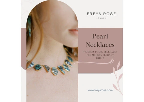 Timeless Pearl Necklaces for Modern Elegant Brides | Freya Rose London