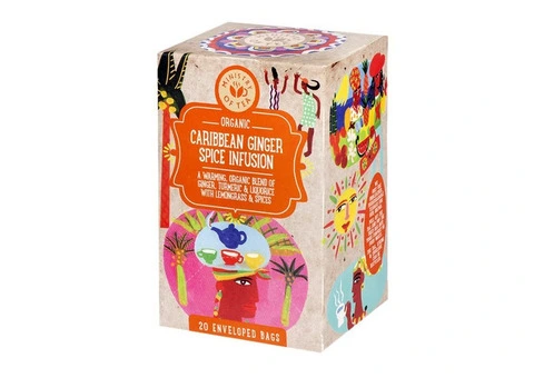 Organic Caribbean Ginger Spice Infusion – Bold, Warming & Caffeine-Free