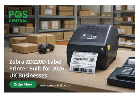 Zebra ZD220D Barcode Label Printer for UK B2B Operations - 2/2