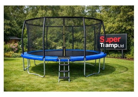 14ft Trampolines UK – Large Garden Trampoline for Maximum Family Fun | Super Tramp