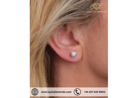 1.20ct Diamond Stud Earrings for Women | Brilliant Everyday Luxe