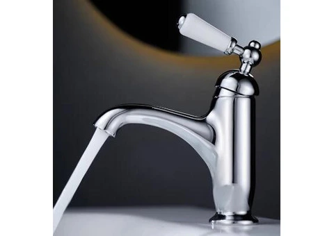 Premium Creative Tap With Ceramic Handles For Sink Basin, All Brass Cold And Hot Water Tap - 2/5