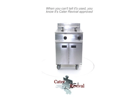 Lincat Opus OG8111N Twin Tank Natural Gas Fryer - 2/7