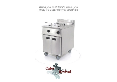Lincat Opus OG8111N Twin Tank Natural Gas Fryer - 5/7