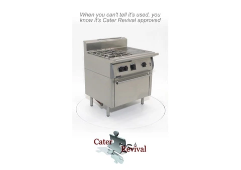 Garland G-B706 Combination Gas Bulls Eye Open Burner Oven Range - 2/4