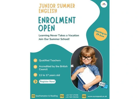 Junior Summer English Course at Eurospeak