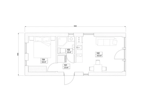 Modular House with Terrace - 8/8