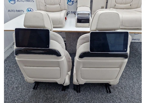 BMW 7 Series G11, G12 Full M Sport Nappa Interior – Comfort Seats, Massage, Ivory White - 3/16