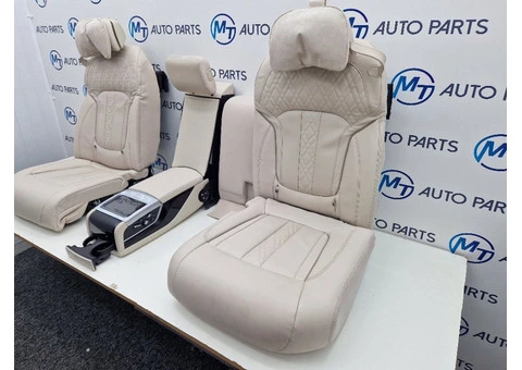 BMW 7 Series G11, G12 Full M Sport Nappa Interior – Comfort Seats, Massage, Ivory White - 5/16