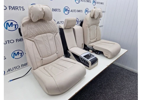 BMW 7 Series G11, G12 Full M Sport Nappa Interior – Comfort Seats, Massage, Ivory White - 11/16