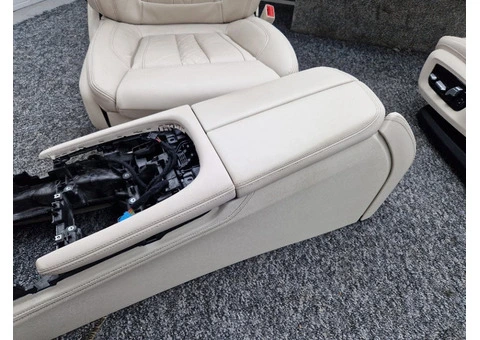 BMW 7 Series G11, G12 Full M Sport Nappa Interior – Comfort Seats, Massage, Ivory White - 15/16