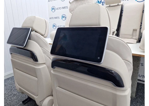 BMW 7 Series G11, G12 Full M Sport Nappa Interior – Comfort Seats, Massage, Ivory White - 16/16