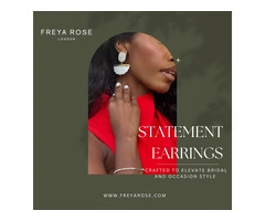 Statement Earrings Crafted to Elevate Bridal and Occasion Style | Freya Rose London
