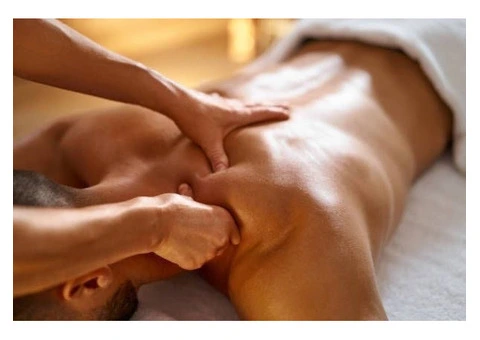 Professionals massage