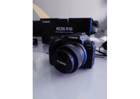 Canon EOS R10 with RF‑S 18–45mm lens - 2/3
