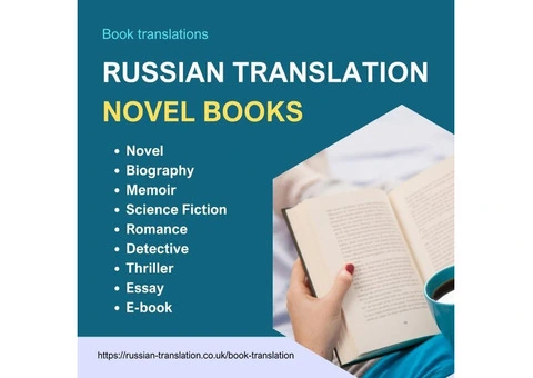 How to Translate a Novel Book from English to Russian in the UK
