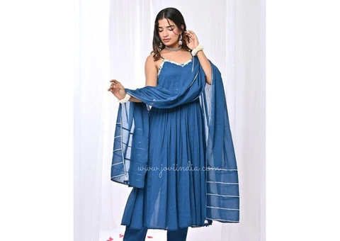 Upgrade Your Wardrobe with JOVI India Ethnic Salwar Suit Sets - 5/8