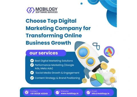 Choose Top Digital Marketing Company for Transforming Online Business Growth