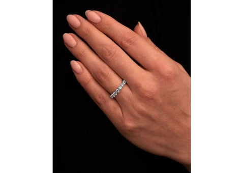 Elegant Women's Diamond Engagement Band | Layla Diamonds
