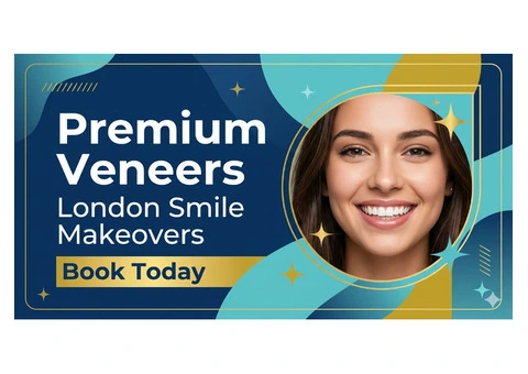 Premium Veneers London Smile Makeovers – Book Today