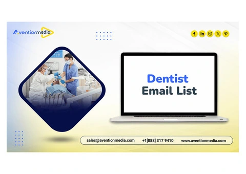 Purchase  an accurate Dentist Email List outreach list for your campaigns