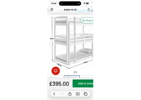Triple bunk bed - 1/3