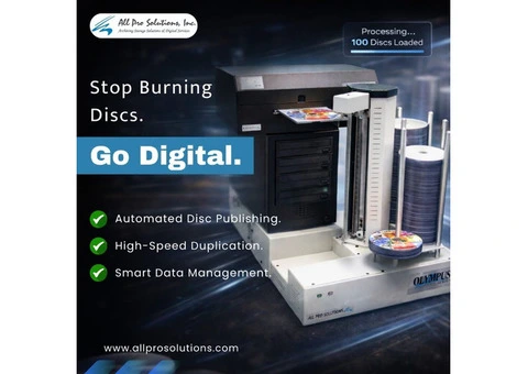 Still Burning Discs Manually? Upgrade to Olympus Publishers