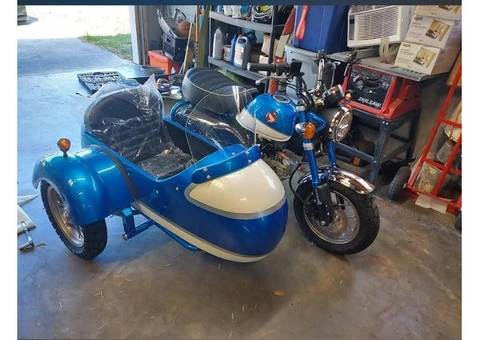 Sidecar Kit for Honda Monkey 125 by Scooter99 Ready to Ride - 9/9