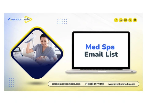 Secure  a conversion‑ready Med Spa Email List contact database