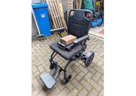 Lightweight Foldable Powered Wheelchair (nearly new) - 3/6