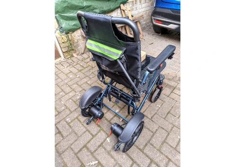 Lightweight Foldable Powered Wheelchair (nearly new) - 5/6