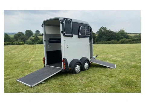 2020 Ifor Williams HBX 403 Silver-  Single Horse Trailer - 4/6