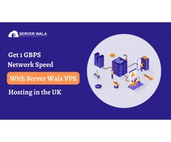 Get 1 GBPS Network Speed With Server Wala VPS Hosting in the UK