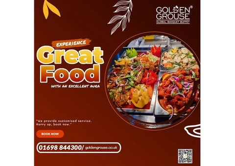 Make your Sunday a fun day with Golden Grouse Global Banquet Buffet!