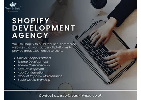 Shopify development Services In London (UK)