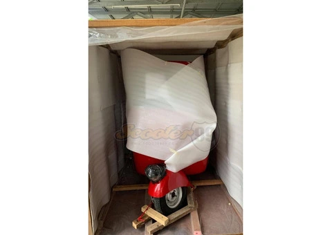 Ape Vespa Bajaj Wings Box Red Iconic Classic ThreeWheeler - 5/13