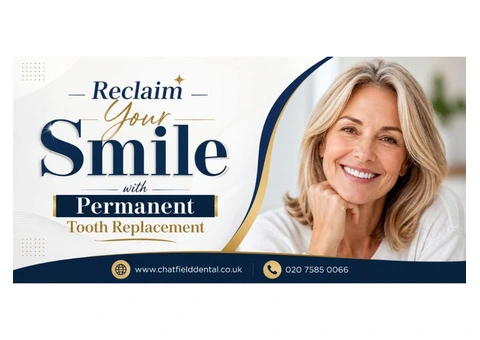 Reclaim Your Smile with Permanent Tooth Replacement