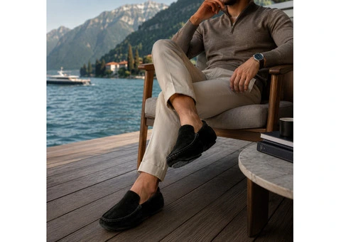 Easy summer comfort with loafer men's slippers