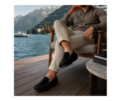 Easy summer comfort with loafer men's slippers