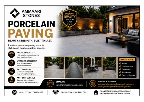 Porcelain Paving – Premium Outdoor Paving Slabs