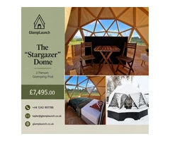 The "Stargazer" Dome - 2 Person Glamping Pod