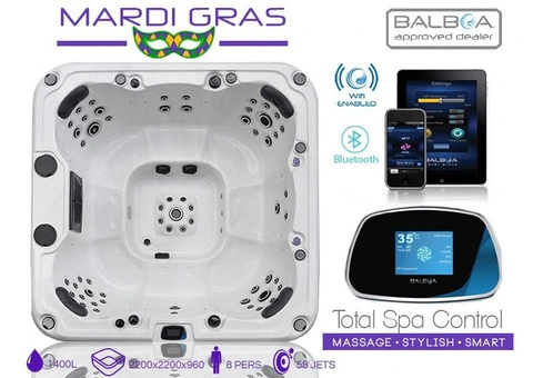 Buy 8-seater Mardi Gras Spa Touch Hot Tub in UK