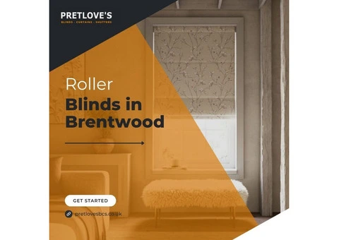 Roller Blinds in Brentwood by Pretlove’s Blinds