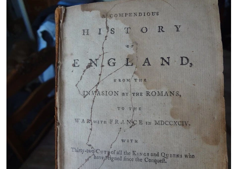 1794 - BEWICK CUTS - A COMPENDIOUS HISTORY OF ENGLAND - BEAT UP LITTLE BOOK - 13/20