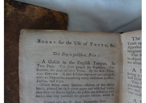 1794 - BEWICK CUTS - A COMPENDIOUS HISTORY OF ENGLAND - BEAT UP LITTLE BOOK - 14/20