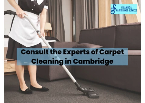 Consult the Experts of Carpet Cleaning in Cambridge