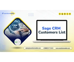 Order  a conversion‑ready Sage CRM Customers List B2B list for your campaigns